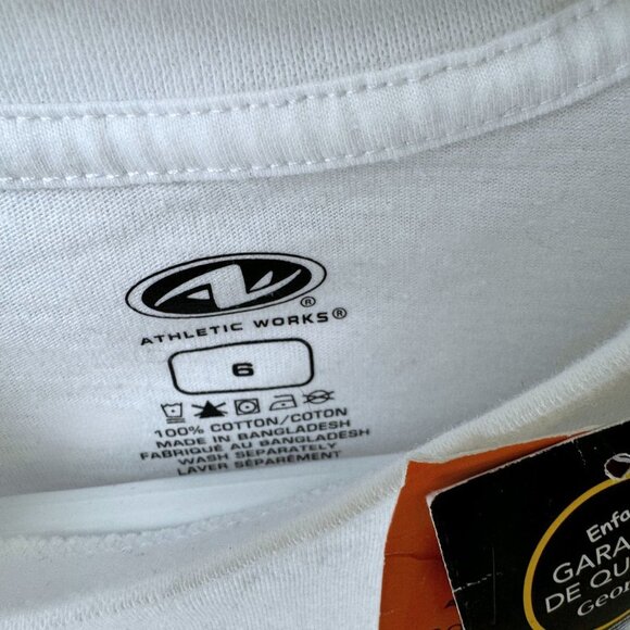 3/$10 Athletic works youth size 6 t-shirt - Picture 4 of 4